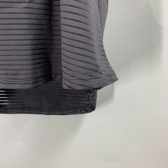 Zyia Active Women's Striped Racerback Stretch Athletic Sheer Tank Top Size L - Picture 5 of 11